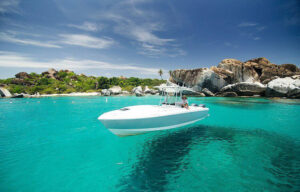 Sonic Charters at the Baths at Virgin Gorda island